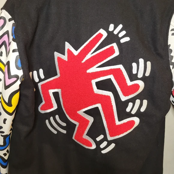 Joyrich x Keith Haring Varsity Jacket Men's Size Large - Picture 5 of 15